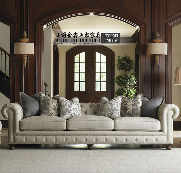 european style living room sofa fabric sofa neo classical post