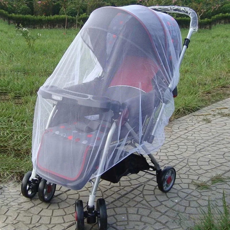 

5 colors 150cm summer children baby stroller pushchair mosquito net netting accessories curtain carriage cart cover insect care