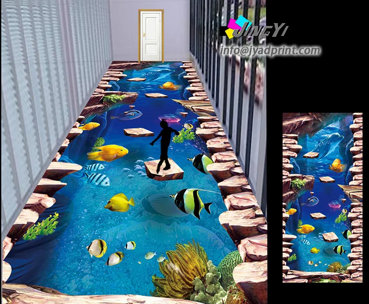 

Customized 3D Floor Graphics Sticker Home Decoration