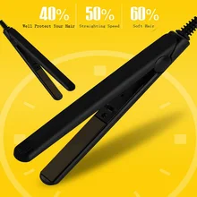 Mini Ceramic Electronic Hair Straightener Iron Straightening Corrugated Flat Irons Hair Crimper Hair Straightener Comb Brush цена Mini Ceramic Electronic Hair Straightener Iron Straightening Corrugated Flat Irons Hair Crimper Hair Straightener Comb Brush цены онлайн