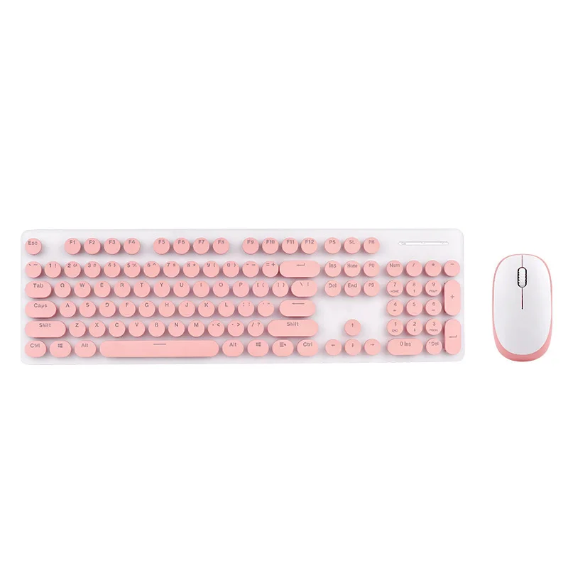

N520 Wireless Punk Mechanical Hand Keyboard Mouse Set Gaming Keyboard And Mouse