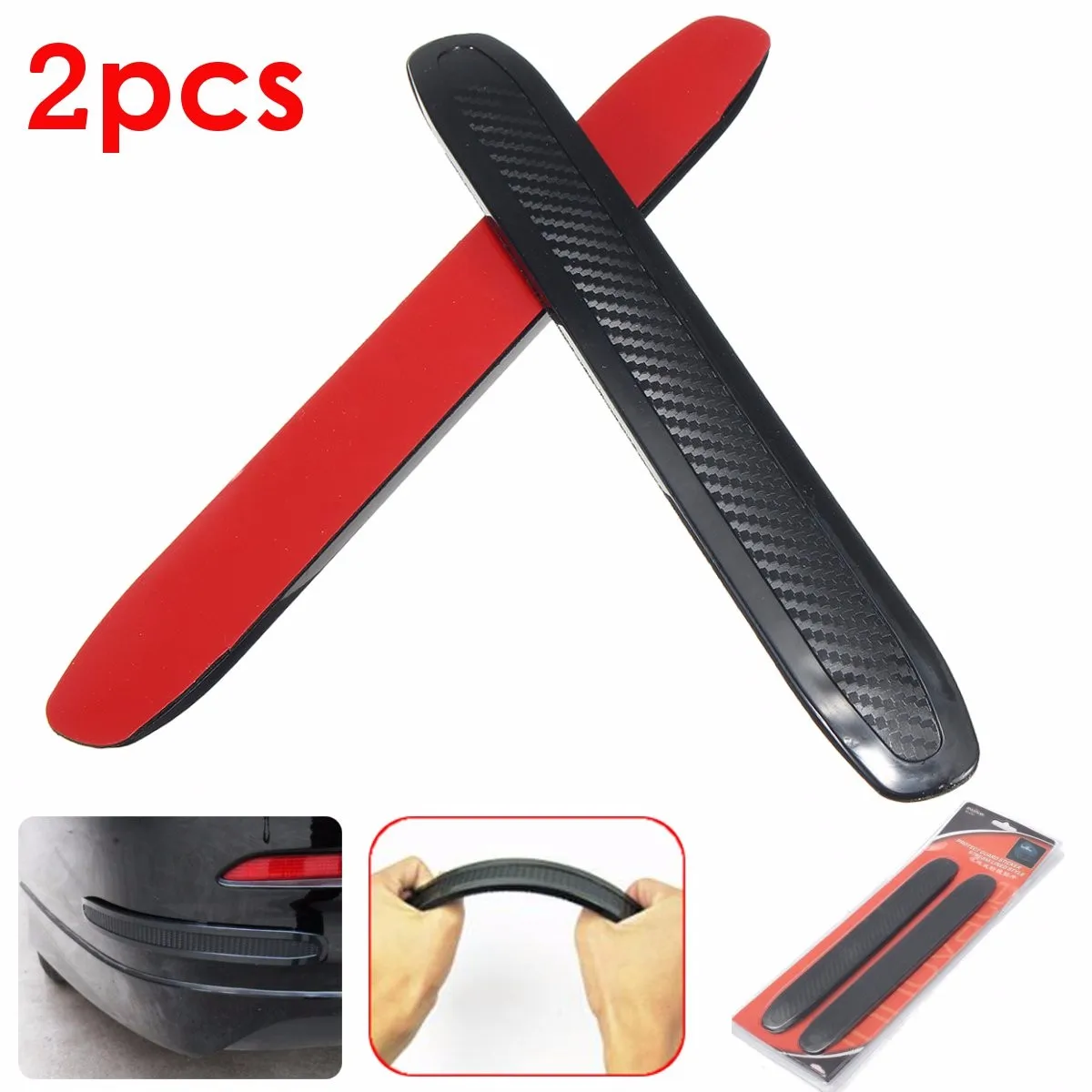 2pcs car front rear edge bumper corner guard scratch protection decoration in bumpers from 2pcs car front rear edge bumper corner guard scratch protection decoration in bumpers from