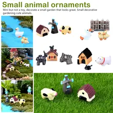 Микро пейзаж DIY цветочный горшок миниатюрный Декор набор двора и сада декор микро-Пейзаж украшения 3 шт кукольный домик бонсай ремесло