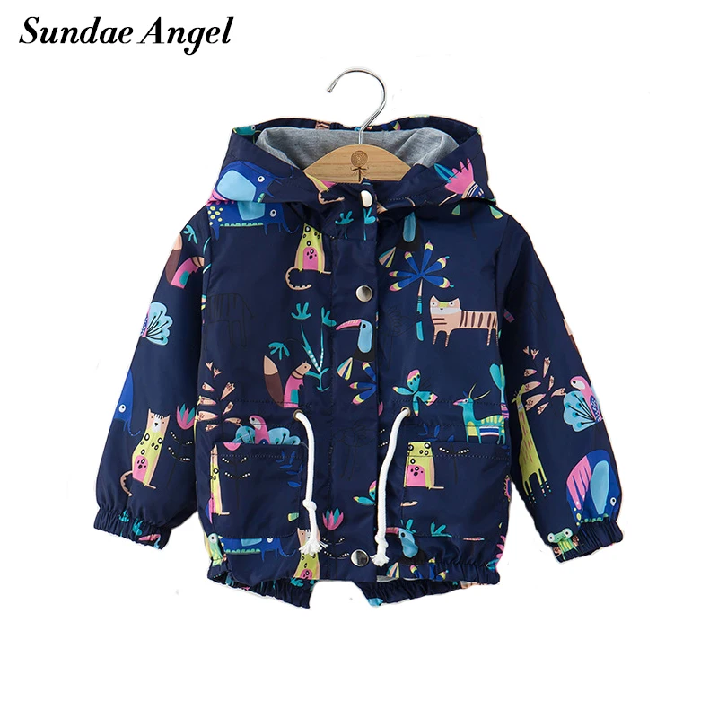 Детская куртка с длинным рукавом и капюшоном для мальчиков девочек|kids jacket for