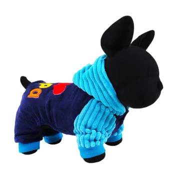 

Autumn Winter Warm Coat Pet Dog Clothes Cotton Soft Dog Jacket Cute Cartoon Clothing Small Dog Pet Clothes XXS-L
