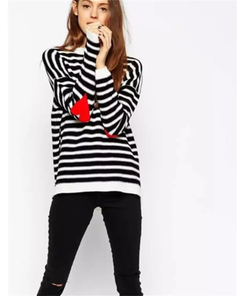 Черно Красный Свитер В Полоску Купить