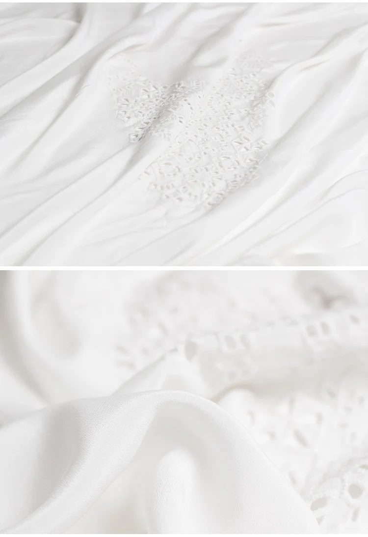 Перламутровый шелк 12momme белый сердечко embiorder крепдешин шелк шелк тутового шелкопряда летнее платье Сделай Сам одежда ткани