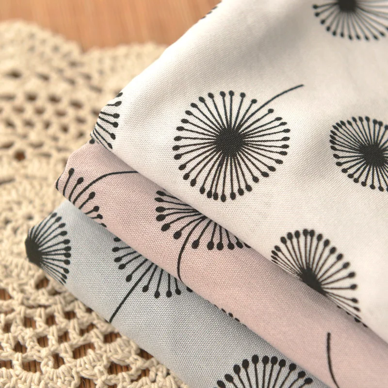 

3 Color Dandelion Linen Fabric
