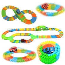 Juego Universal de carreras para montar en casa, pista de coche Flexible, coche educativo, rompecabezas, juguete para niños