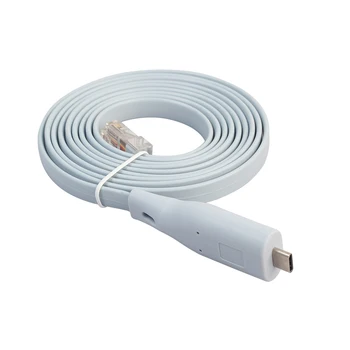 

Type-c to RJ45 console cable for Cisco H3C HP Arba Huawei Fortinet router ftdi usb console cable