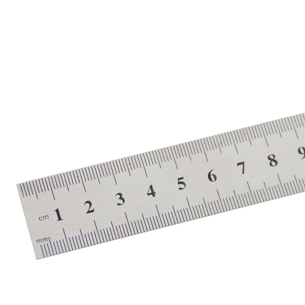 1 Pc Stainless Steel Metal Ruler 30cm Metric Rule Precision Double Sided Measuring Tool stainless steel ruler triangle ruler ruler set drawing ruler straight ruler folding ruler metal ruler quilting ruler rotatable ruler cats paw ruler