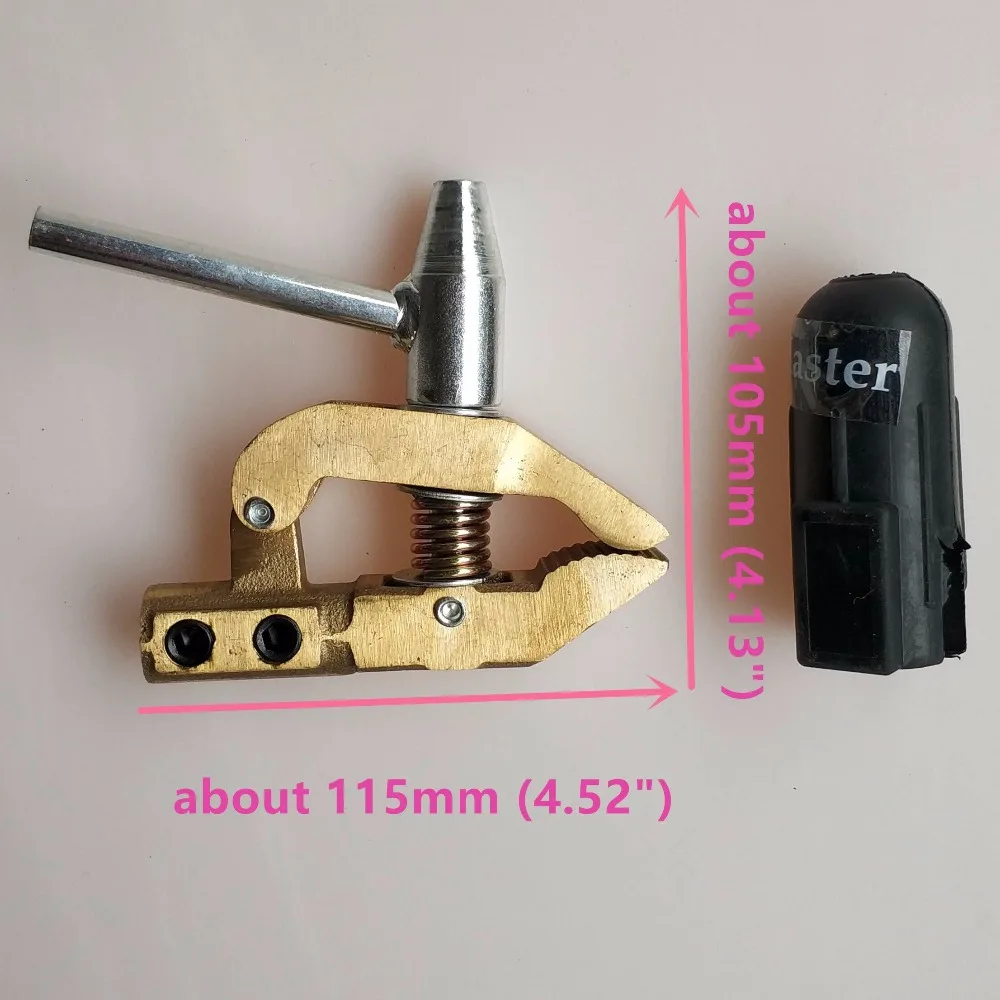 Зажим заземления Зажим 600A полный медный корпус сверхмощный винтовой тип для MIG MMA TIG плазменный погружной сварочный аппарат