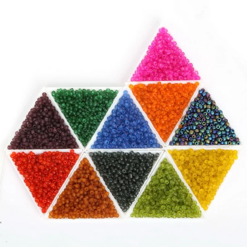 

3mm Approx 1000pcs Frosted Czech Glass Beads Spacer Loose Beads For Jewelry Making Bracelet Necklace DIY Jewelry Findings