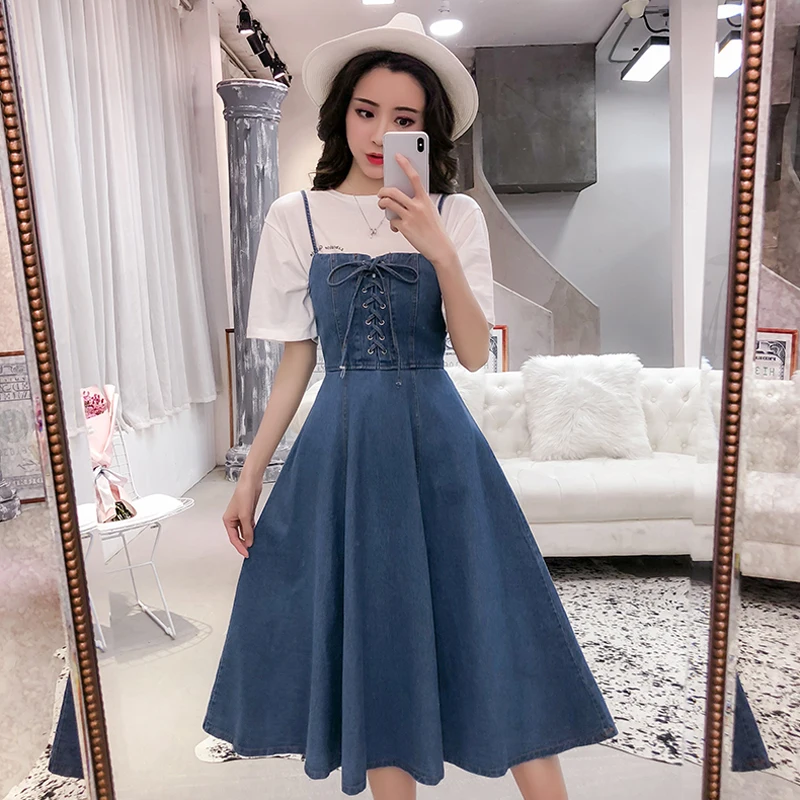 

Sexy Off Shoulder Denim Dress Women 2019 Summer Sleeveless Strapless Jeans Dress Korean Slim Cowboy Midi Dress Bodycon Vestidos