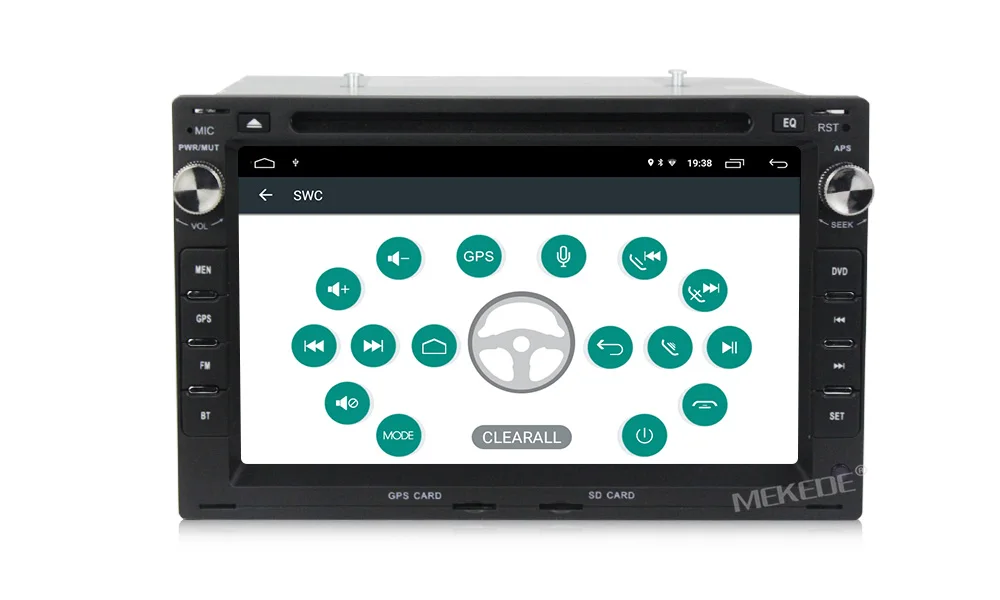 Clearance Android 9.1 2+32G 7"Touch Screen Car DVD Player for VW Golf 4 DVD GPS Sharan T4 Passat B5 with 4G GPS Bluetooth Radio SD USB 18