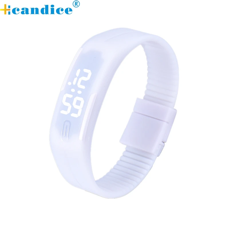 Дропшиппинг Модные мужские женские резиновые светодиодные часы силиконовые