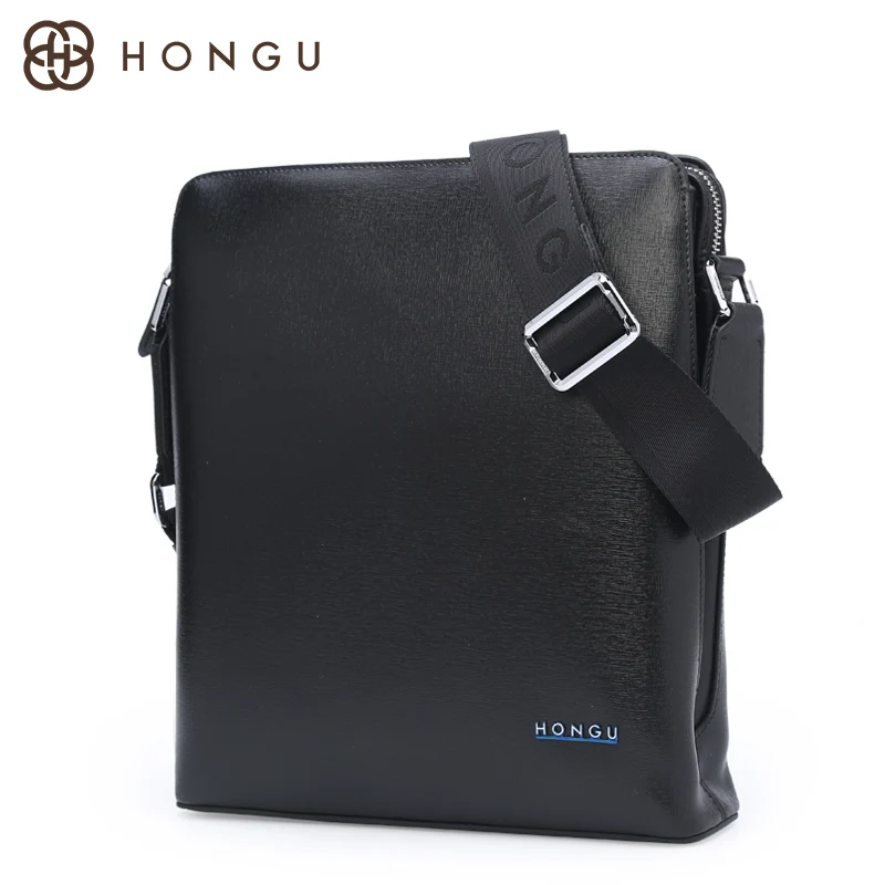 HONGU модные дизайнерские портфели из натуральной воловьей кожи, сумки на плечо, мужская деловая сумка через плечо, дорожная сумка с принтом, сумка-мессенджер
