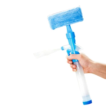 

Spray Type Cleaning Brush Glass Wiper Window Cleaner Easy To Use Telescopic Handle Cleaning Washing Brush