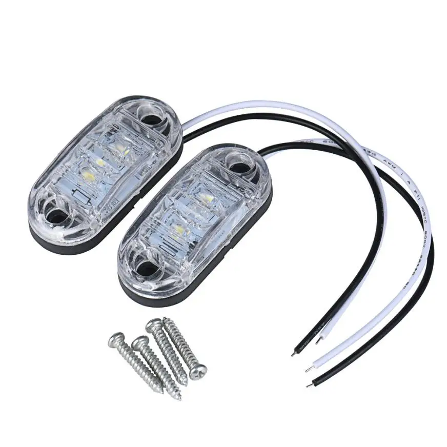 

2x12 v / 24 v Tow Truck Side Marker Light LED Submersible Lamp Apr30 Drop ShippingAPR16