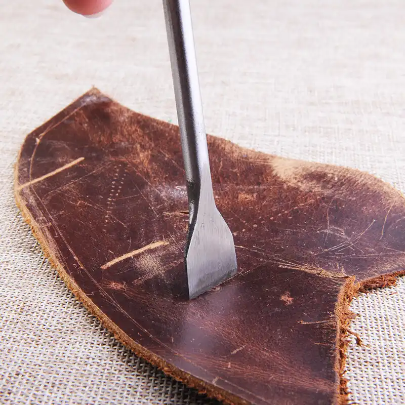 Outils d'artisanat du cuir 6, poinçons à fente poinçon droit, bricolage outils de travail manuel du cuir | AliExpress