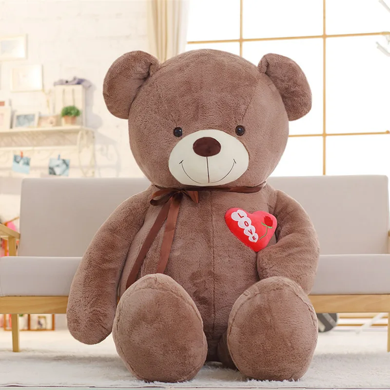 Miaoowa 1pc 75cm Lovely Teddy Bear with Bowknot Plush Toy Soft Toys for Children Stuffed Cartoon Doll for Girls Birthday Gift