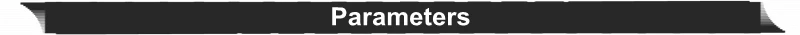 Parameters