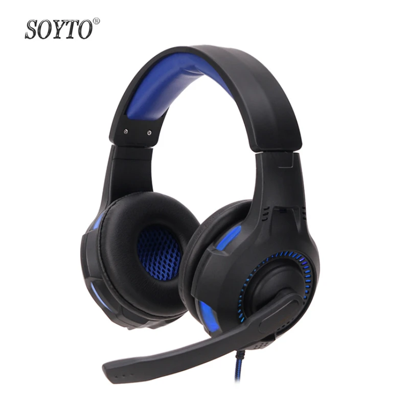 NEW SOYTO SY885MV Net Bar Computer Wired Gaming Headset With Microphone