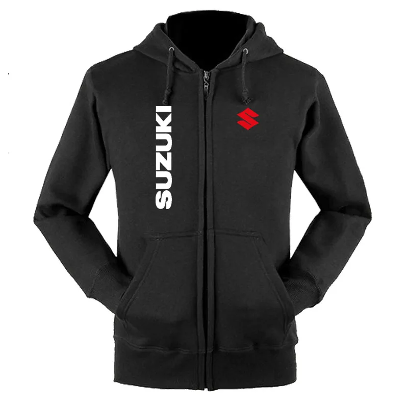 

HOT SALE Suzuki logo zipper Hoodies High Quality Hooded Sweatshirt Men /Women Zipper Hoodie Casual Brand Clothing