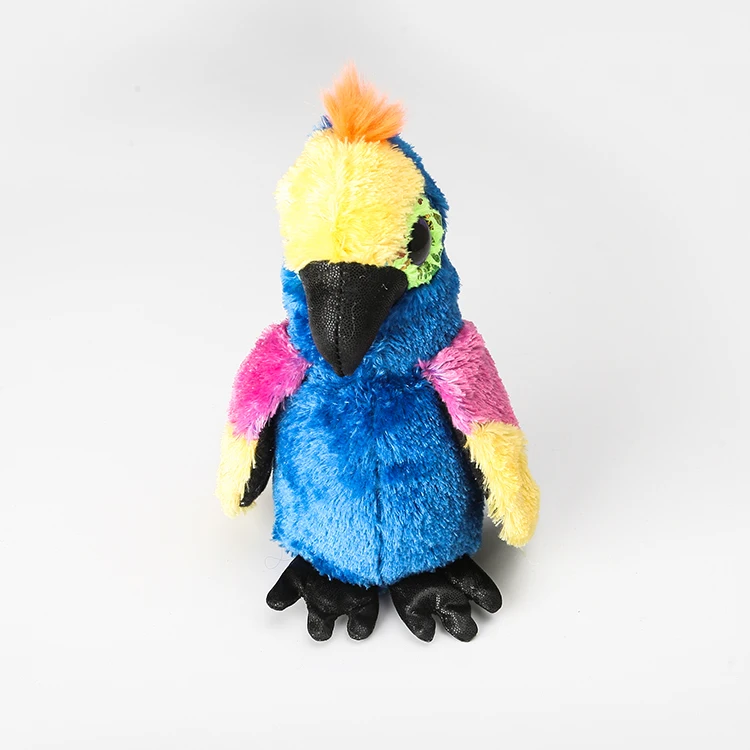 

Ty Wynnie Hyacinth Macaw / Parrot 6" 15cm Stuffed Plush Animal Toy Doll