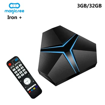 

Magicsee Iron+ Amlogic S912 Octa Core 3GB 32GB Android 7.1 TV Box 2.4G/5.8G Wifi OTA Bluetooth 4.1 4K HD Smart Media Player