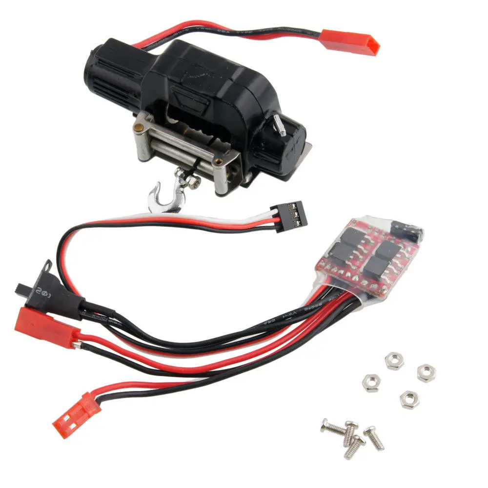 RC DWN N10203 предупредить 9.5cti лебедки + контроллер переключатель для 1:10 Рок