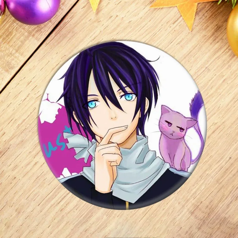 1 шт. аниме Noragami Aragoto Yato значок косплея Iki hijori Брошь булавка Yukine коллекция значок для рюкзака одежда