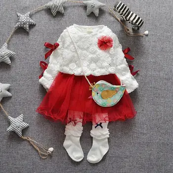 

Summer New Design Flowers Girls Dresses High Quality Child's Wear Toddler Girls Dresses Clothing Lace Kids Dress 2018 Cherryb