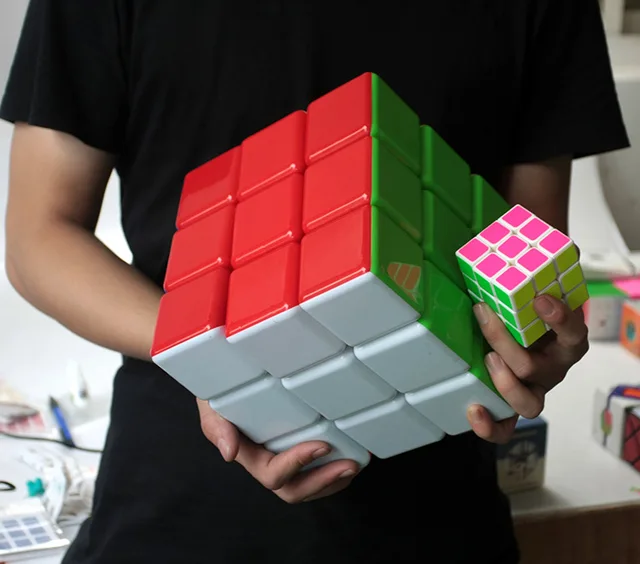 Hot Selling 3x3x3 Cube 18cm Super Big 9cm 7cm 6cm Magic Puzzle 3x3 Cubo magico Professional Educational Toy for kid best gift 3