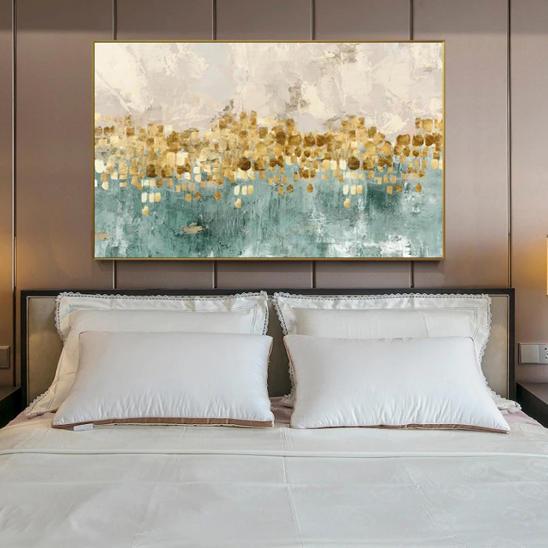 

80x120cm - Modern Oil Painting Posters and Prints Wall Art Canvas Painting Abstract Money Beach Pictures for Living Room Decor