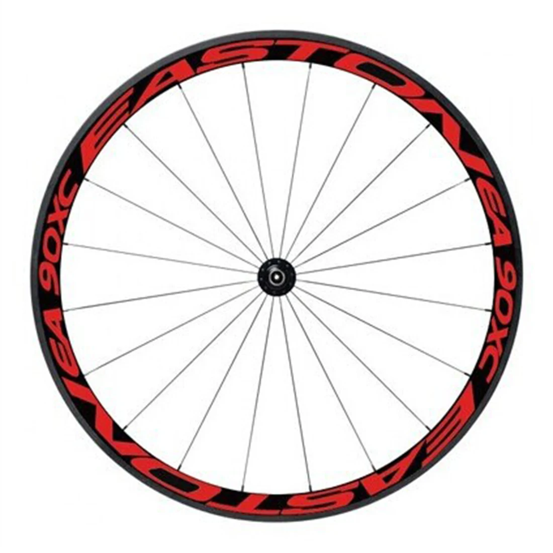 iguardor Bike Bicycle Wheel Rims Light Reflective Stickers Decal - White + Blue