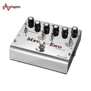 

BIYANG METAL-END King High Gain Distortion Effect Pedal Built-in Amplifier Simulator EQ With True Bypass Full Metal Shell