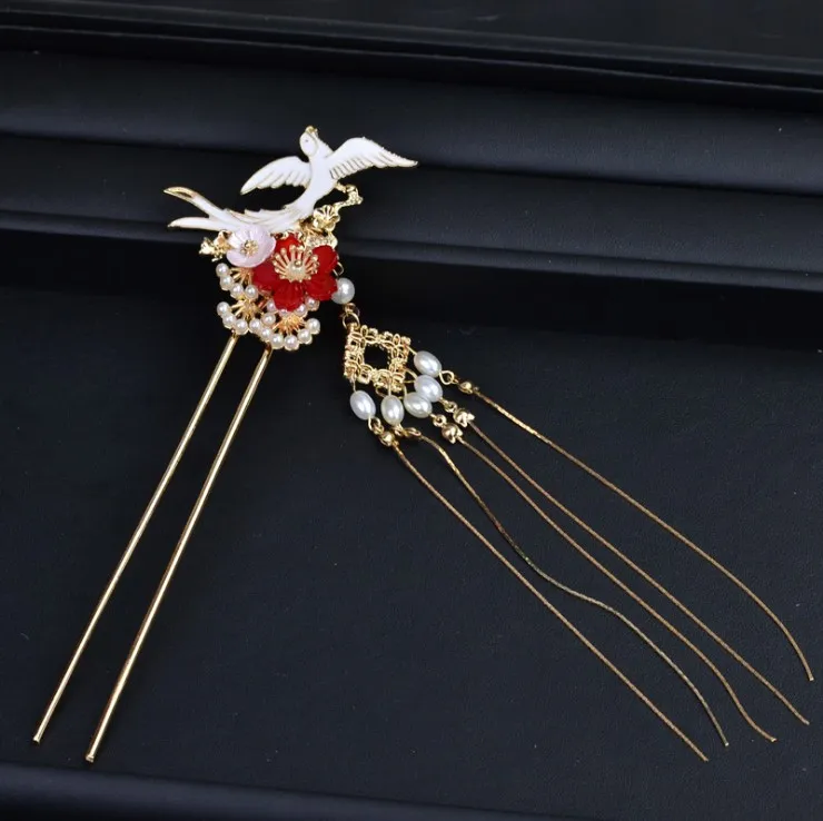 

Hairpins tassels tassels pearls Chinese costumes antiques headwear braids hairpins