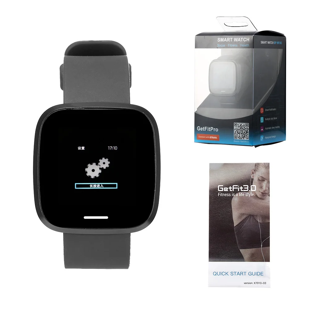 

IT116 Connected All day Proactive Health MonitorWaterproof IP67 Bracelet Smart Watch TPU With Weather Display