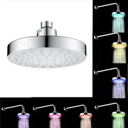 7 цветов автоматическое переключение света насадка душа светодиодная свет вода Ванна Ванная комната фильтрации украшение душевой кабины