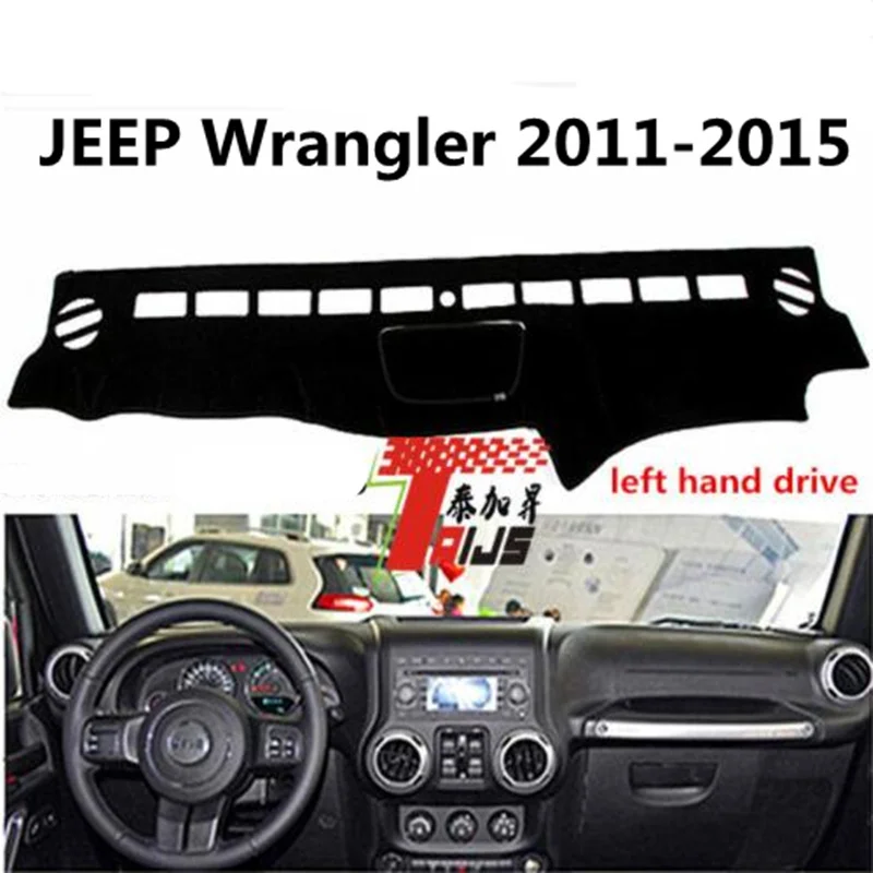 TAIJS left hand drive Elegant style car dashboard mat cover for Jeep