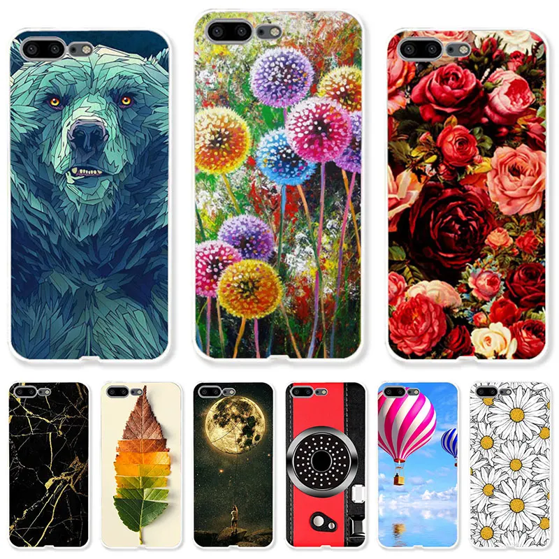 

TAOYUNXI Soft TPU Case For OnePlus 5 Cases For Oneplus5 one plus 5 A5000 5.5 inch Flexible DIY Painted Protective Silicone Cover