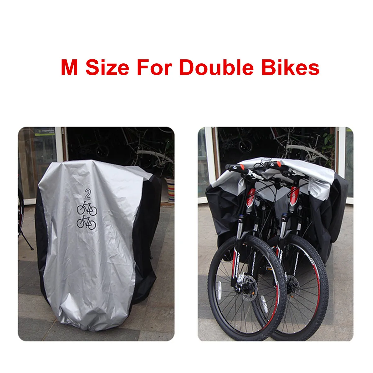 3 размера Универсальный водонепроницаемый велосипед Защитное снаряжение велосипед Велоспорт Мотоцикл покрывает УФ протектор детали для навеса
