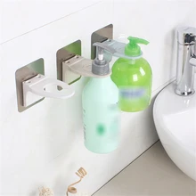 Настенный волшебный сильный липкий крючок для шампуня, душевая бутылка для мыла для рук, подвесной держатель, аксессуары для ванной комнаты, крючки, вешалка