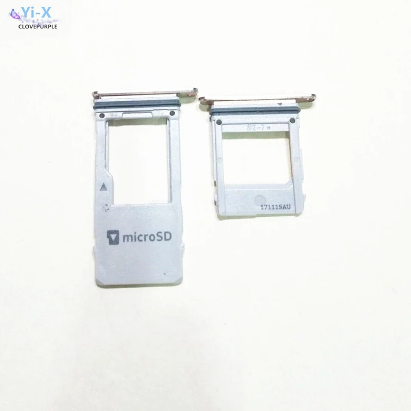 

10pcs/lot New For Samsung Galaxy A8 2018 plus + A530F A730F nano Sim Micro SIM Card SD Reader Holder Sim Tray