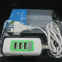 Универсальный 3 порта USB Электрический штекер зарядное устройство адаптер ЕС США штекер для iPhone samsung 20 шт./партия