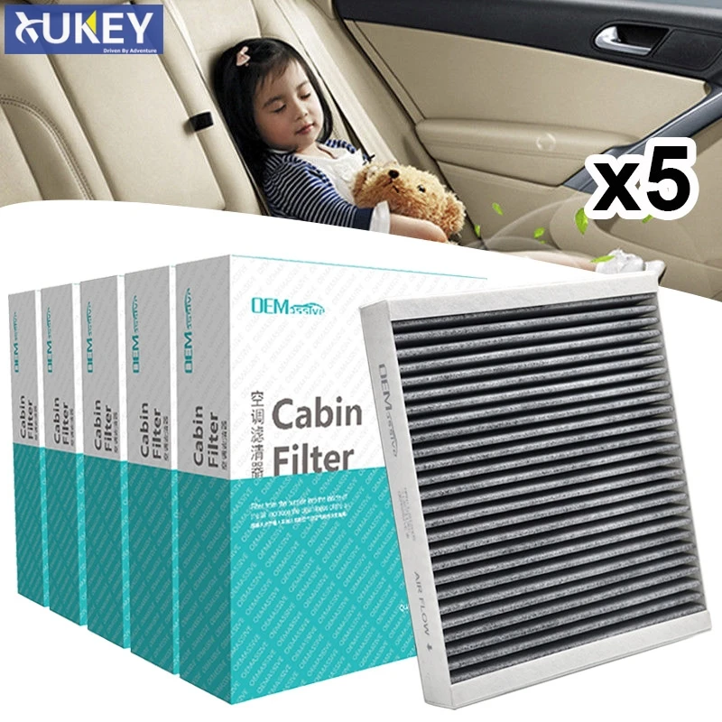 

5PC Car Activated Carbon Cabin Air Filter For Opel Vauxhall Astra J Mokka X Insignia Cascada Chevy Malibu Cruze 13271190 1808246