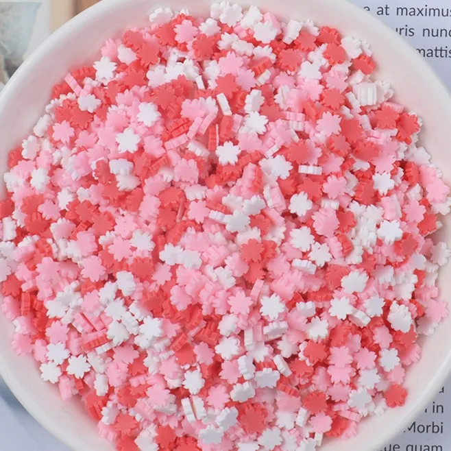 FLA 100g Slime Clay Fake Candy Sweets Sugar Sprinkle Decorations for Fake Cake Dessert Food Particles Decoration Toys 8