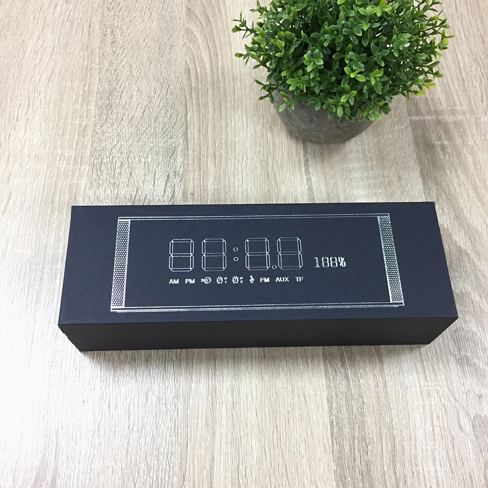 Portable Bluetooth Speaker 10W Kalonki with LED Display FM Radio Alarm Clock Mic HIFI Mini Wireless Stereo Soundbar for Computer (3)
