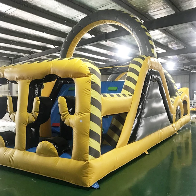 Inflatable obstacle course sport game commercial inflatable slide